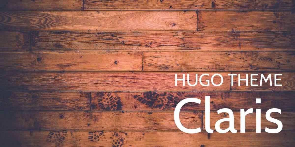 Hugo theme claris share